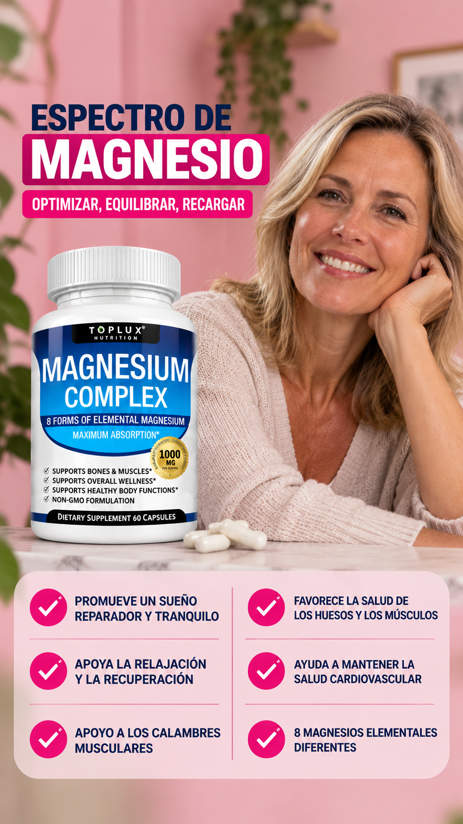 Magnesium Complex (90 Cápsulas)